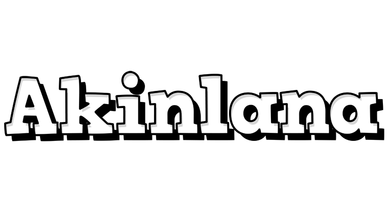 Akinlana snowing logo