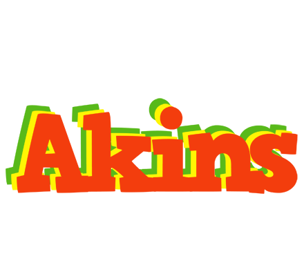Akins bbq logo