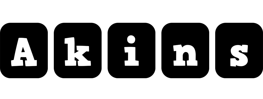 Akins box logo
