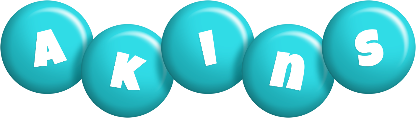 Akins candy-azur logo
