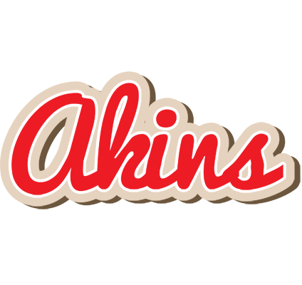 Akins chocolate logo