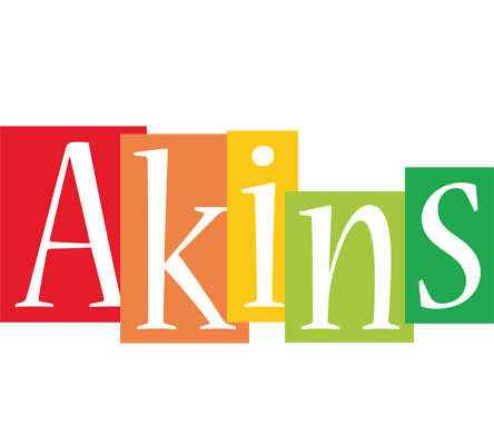 Akins colors logo