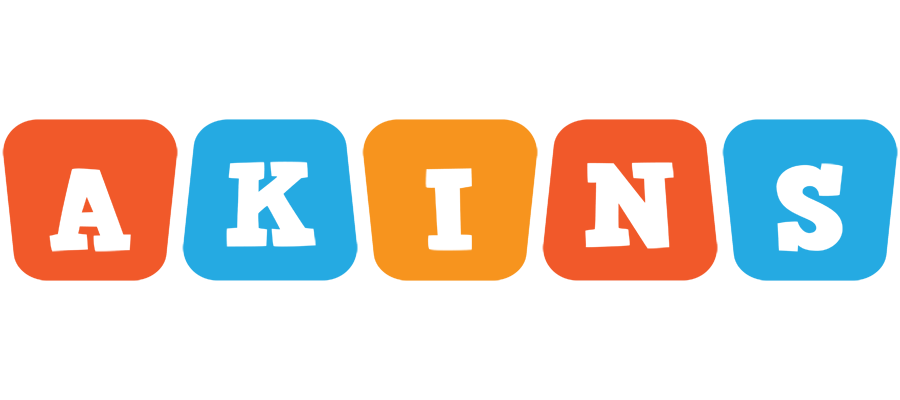 Akins comics logo