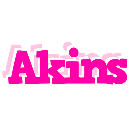 Akins dancing logo