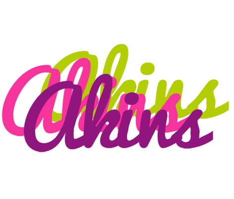 Akins flowers logo