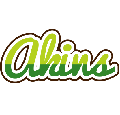 Akins golfing logo