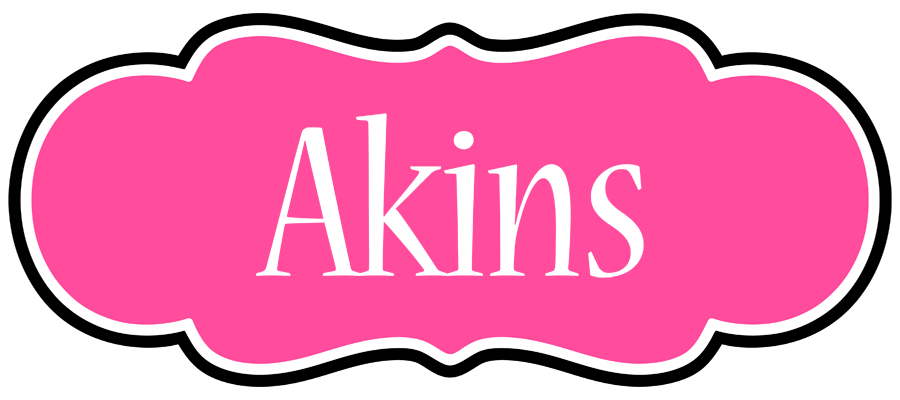 Akins invitation logo