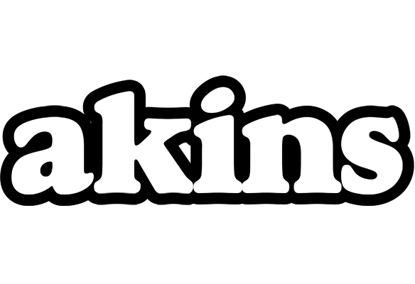 Akins panda logo