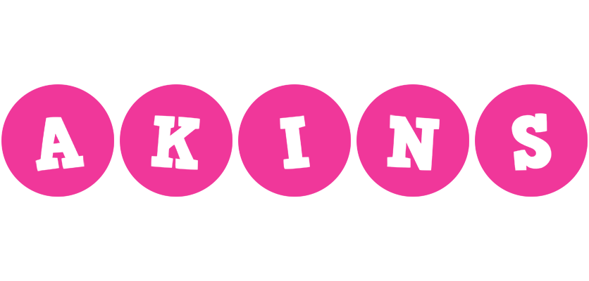 Akins poker logo