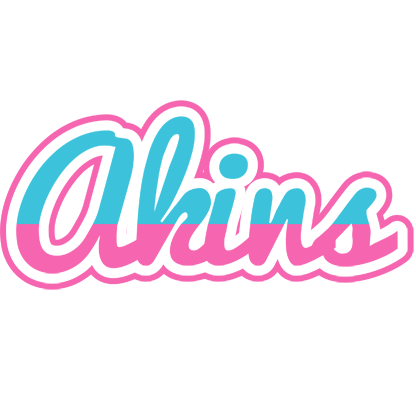 Akins woman logo