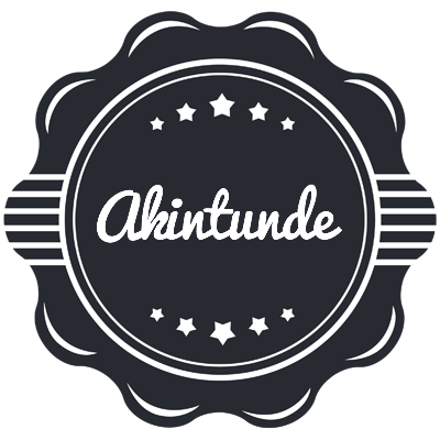 Akintunde badge logo