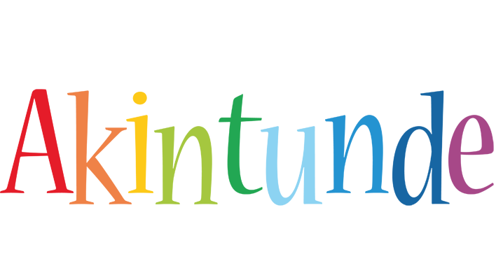 Akintunde birthday logo