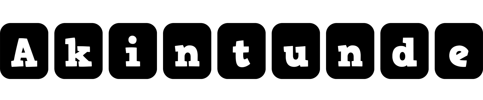 Akintunde box logo
