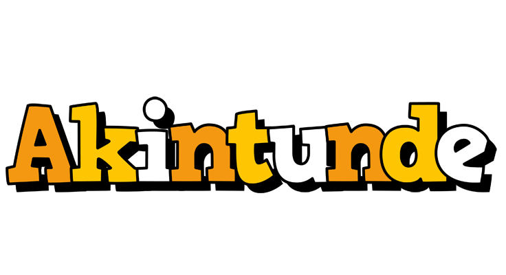Akintunde cartoon logo