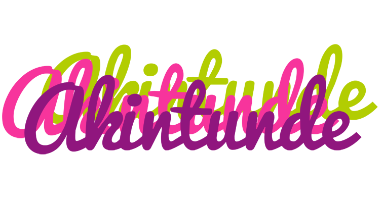 Akintunde flowers logo