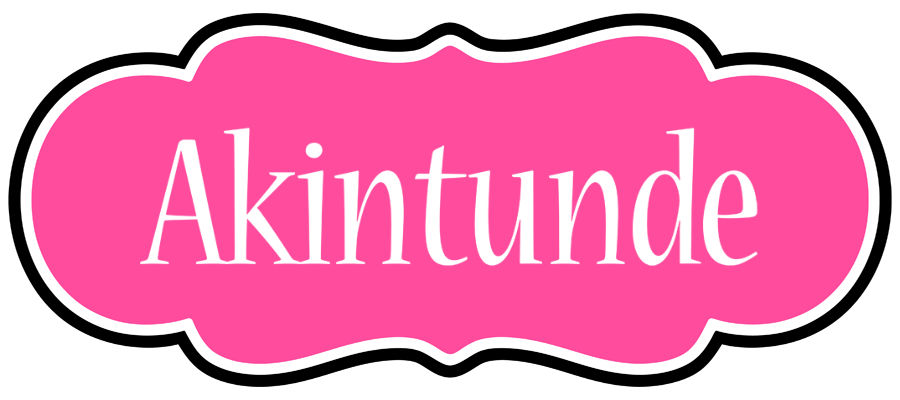 Akintunde invitation logo