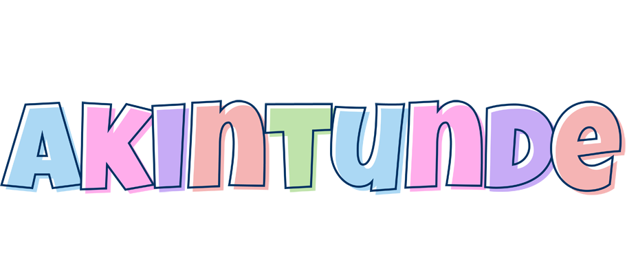 Akintunde pastel logo