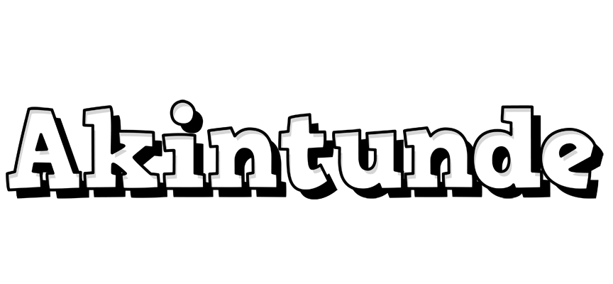 Akintunde snowing logo