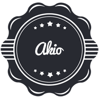 Akio badge logo