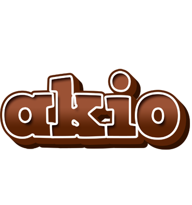 Akio brownie logo
