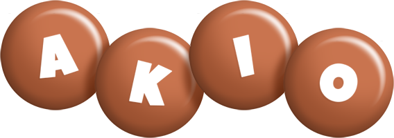 Akio candy-brown logo