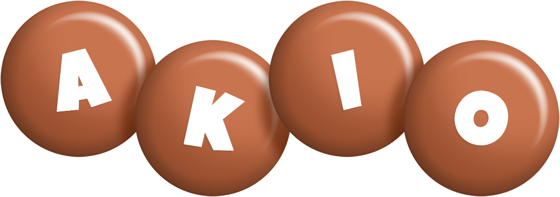 Akio candy-brown logo