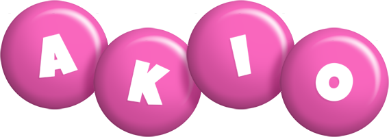 Akio candy-pink logo