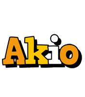 Akio cartoon logo