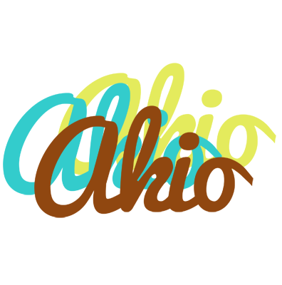 Akio cupcake logo