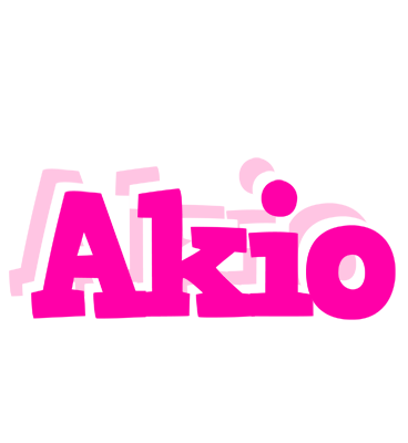Akio dancing logo