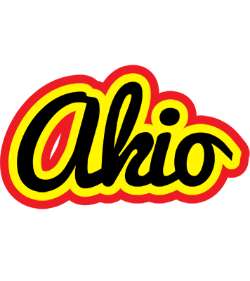 Akio flaming logo