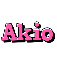 Akio girlish logo