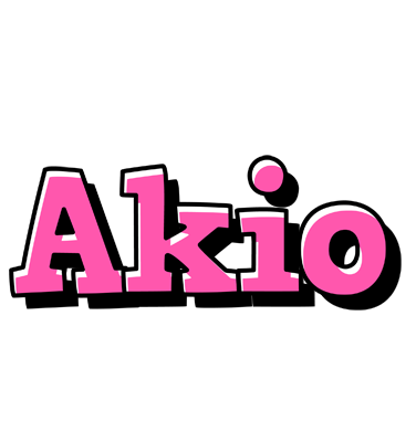 Akio girlish logo