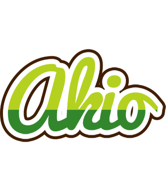 Akio golfing logo