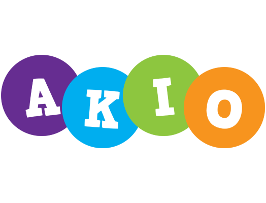 Akio happy logo