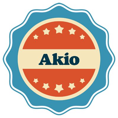 Akio labels logo
