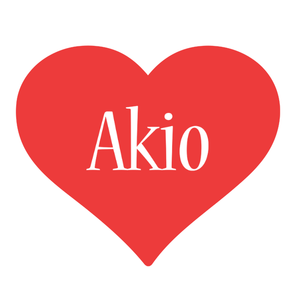 Akio love logo