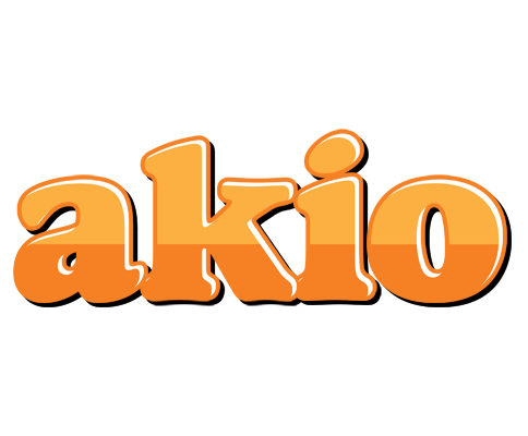 Akio orange logo