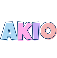 Akio pastel logo