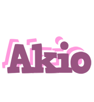 Akio relaxing logo