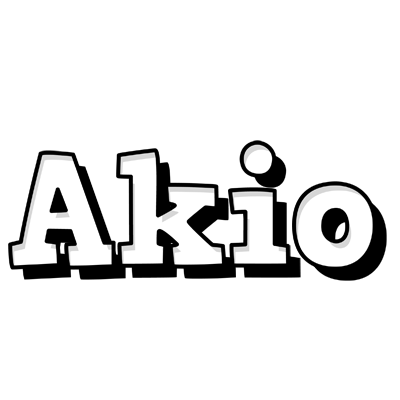 Akio snowing logo