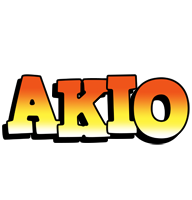 Akio sunset logo