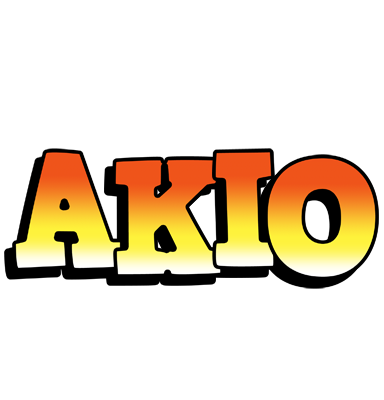 Akio sunset logo