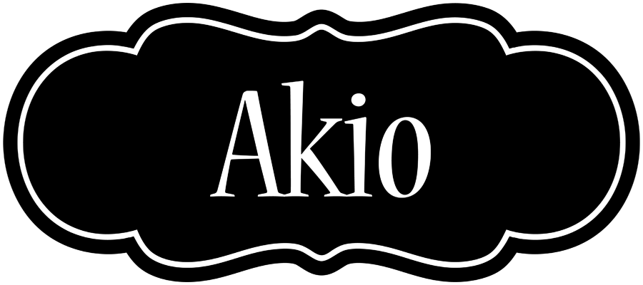 Akio welcome logo