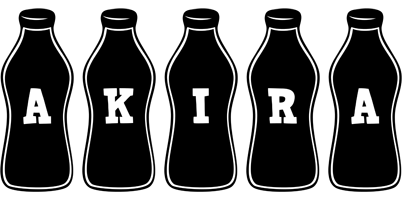 Akira bottle logo