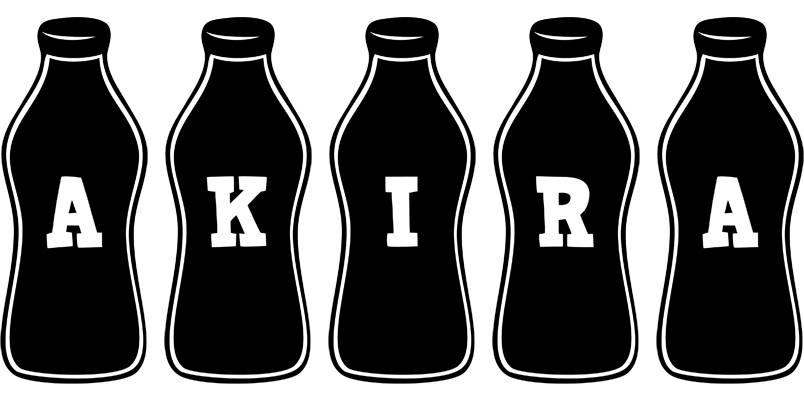 Akira bottle logo