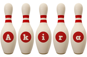 Akira bowling-pin logo