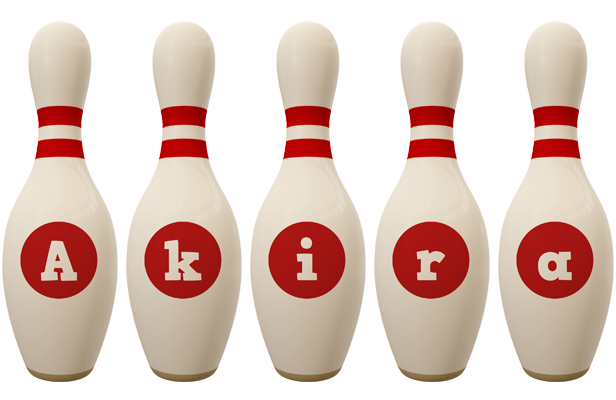Akira bowling-pin logo