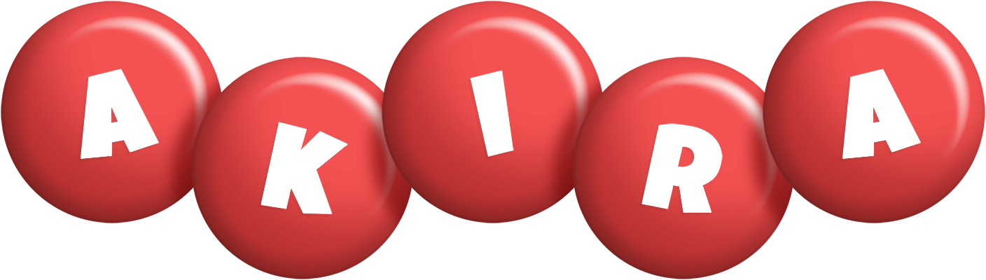 Akira candy-red logo