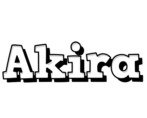 Akira snowing logo